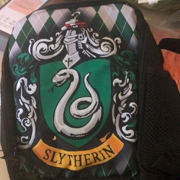 Slytherin crest lunch bag with shoulder strap-new - Picture 1 of 5
